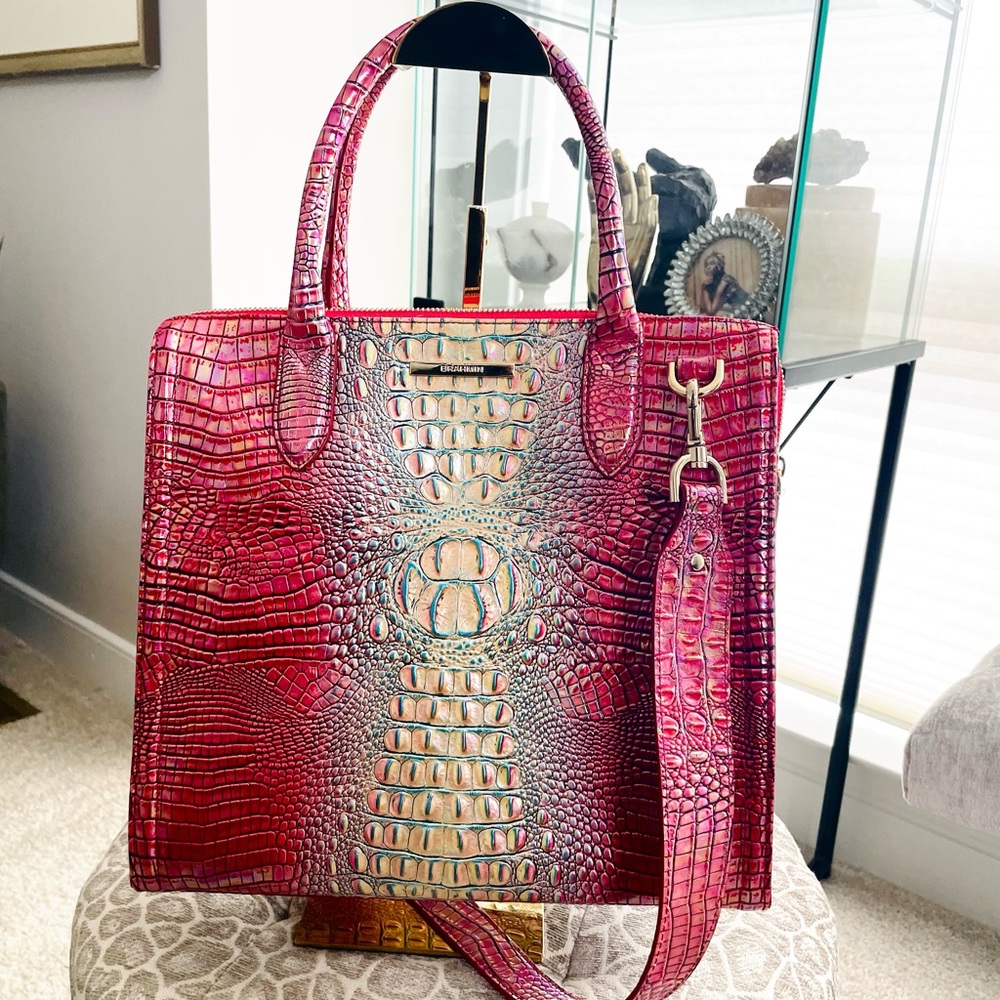 Brahmin Caroline Mini Melbourne in Dragonfruit Ombré ✨